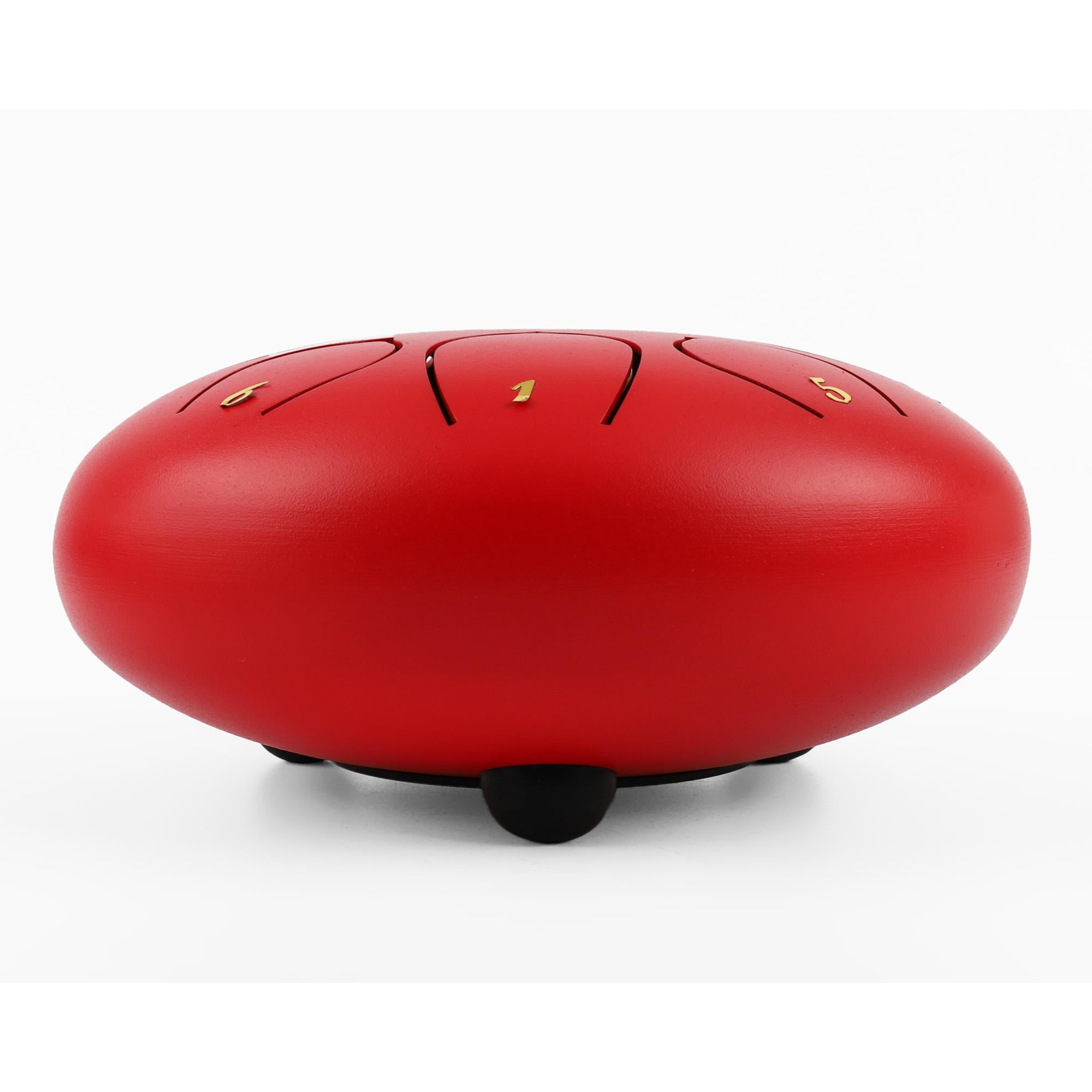 Jwin JTN-68 6 Inç 8 Ses Ton Çelik Handpan Tongue Davulu - Kırmızı