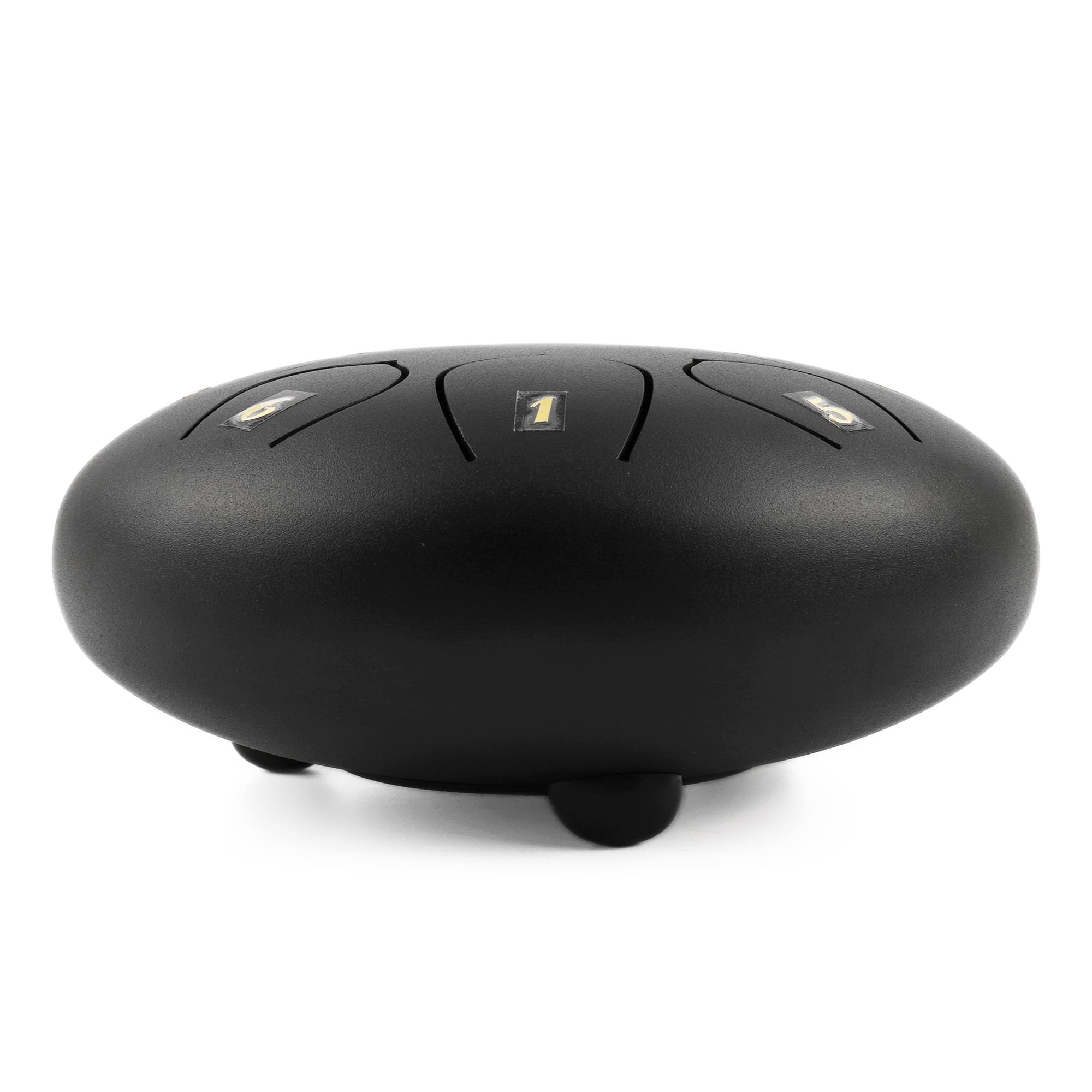 Jwin JTN-68 6 Inç 8 Ses Ton Çelik Handpan Tongue Davulu - Siyah