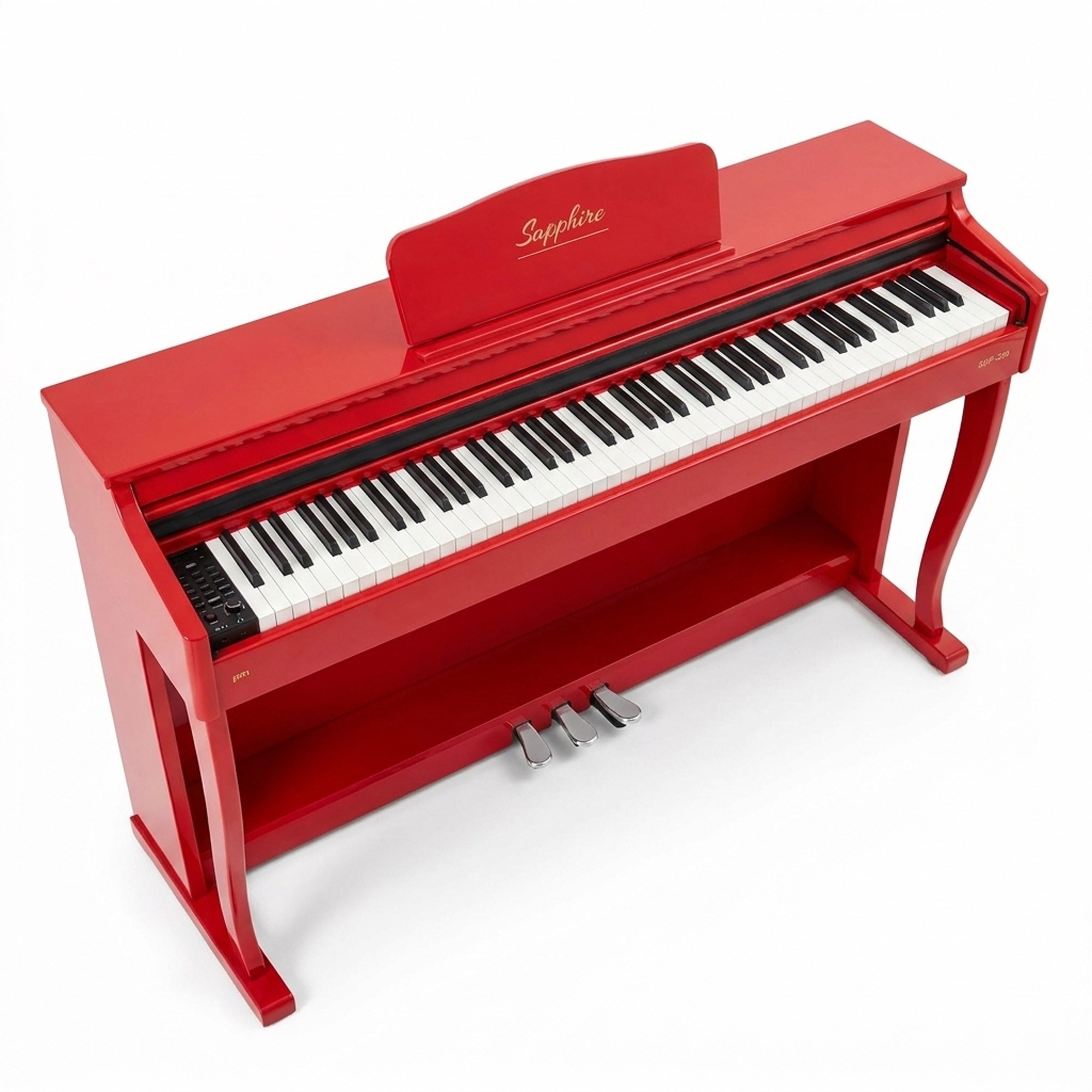 Jwin Sapphire SDP-220 Çekiç Aksiyonlu 88 Tuşlu Dijital Piyano - Kırmızı