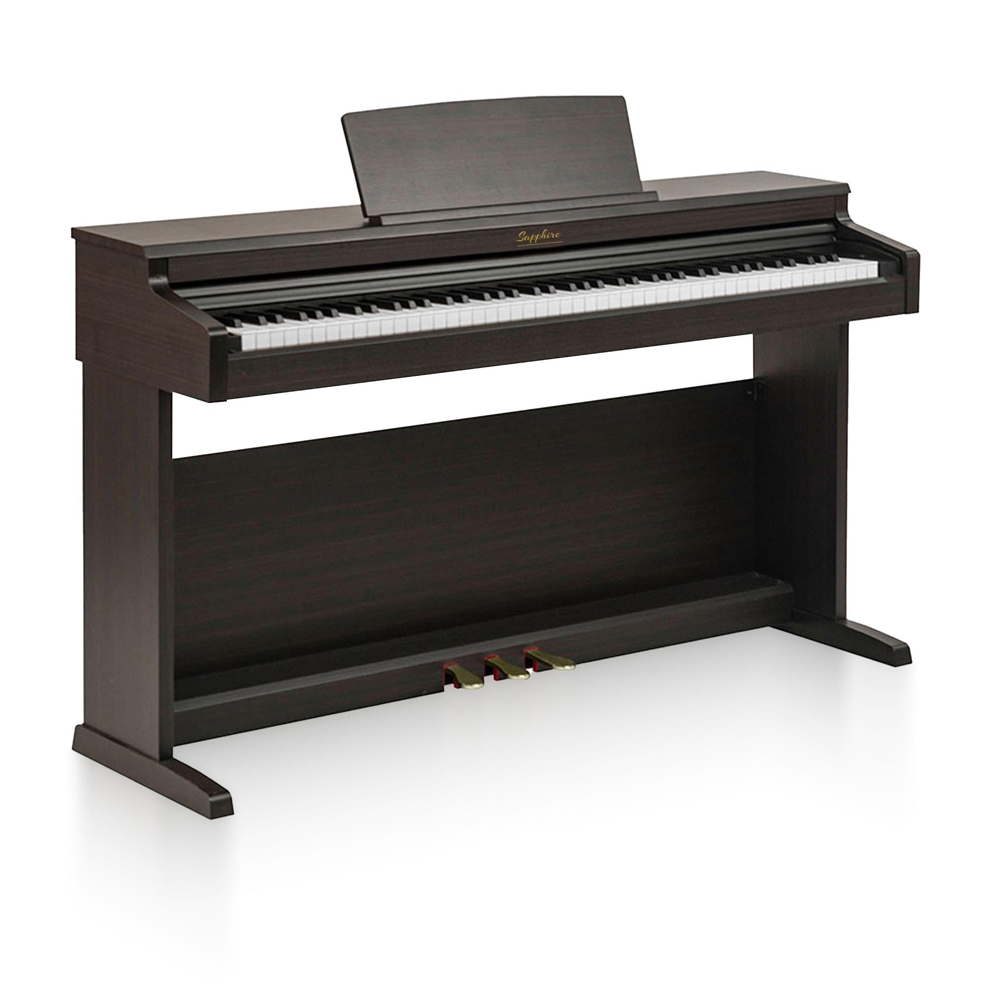 Jwin Sapphire SDP-400 Çekiç Aksiyonlu 88 Tuşlu Dijital Piyano + Tabure - Gül Ağacı