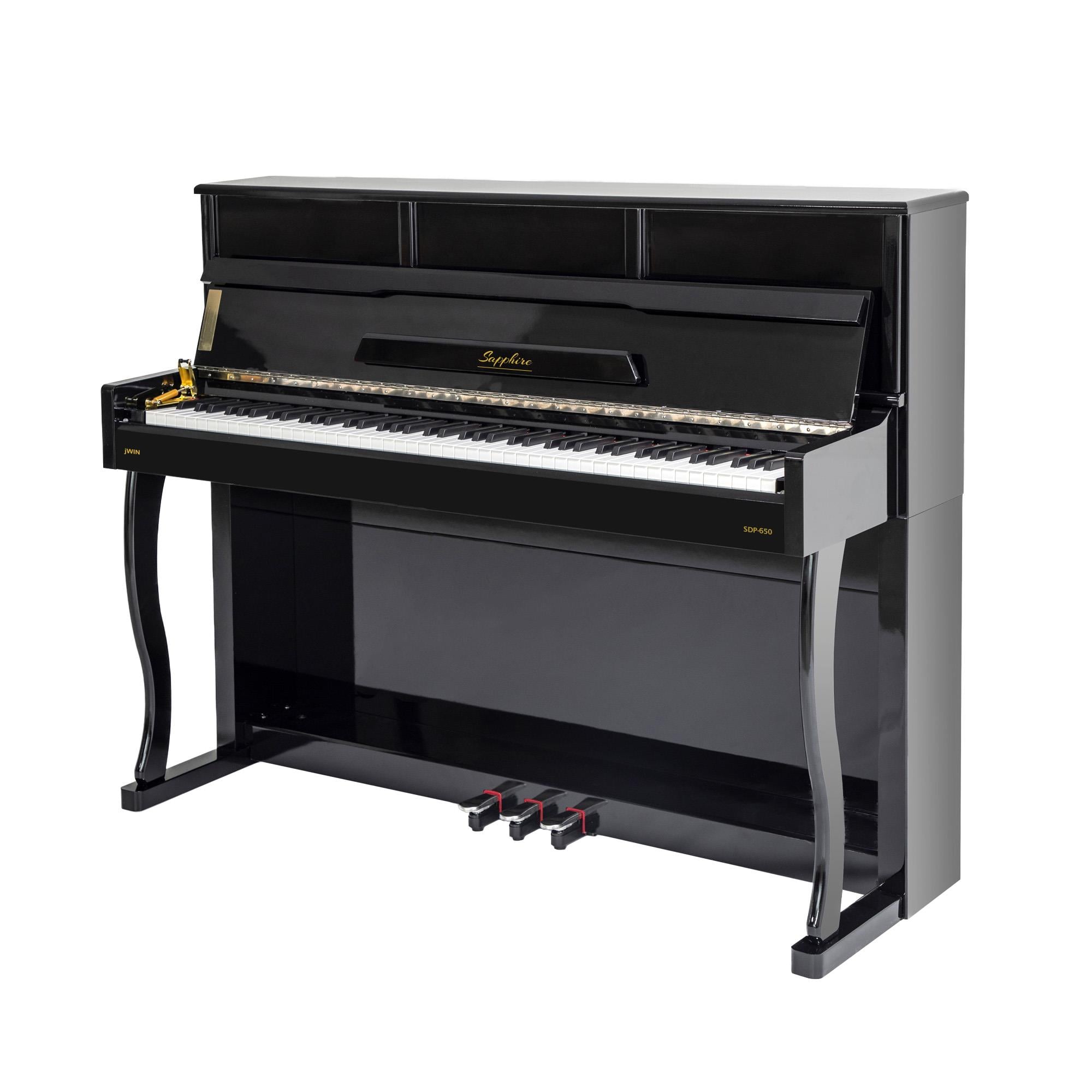 Jwin Sapphire SDP-650 Çekiç Aksiyonlu 88 Tuşlu Dijital Piyano - Siyah