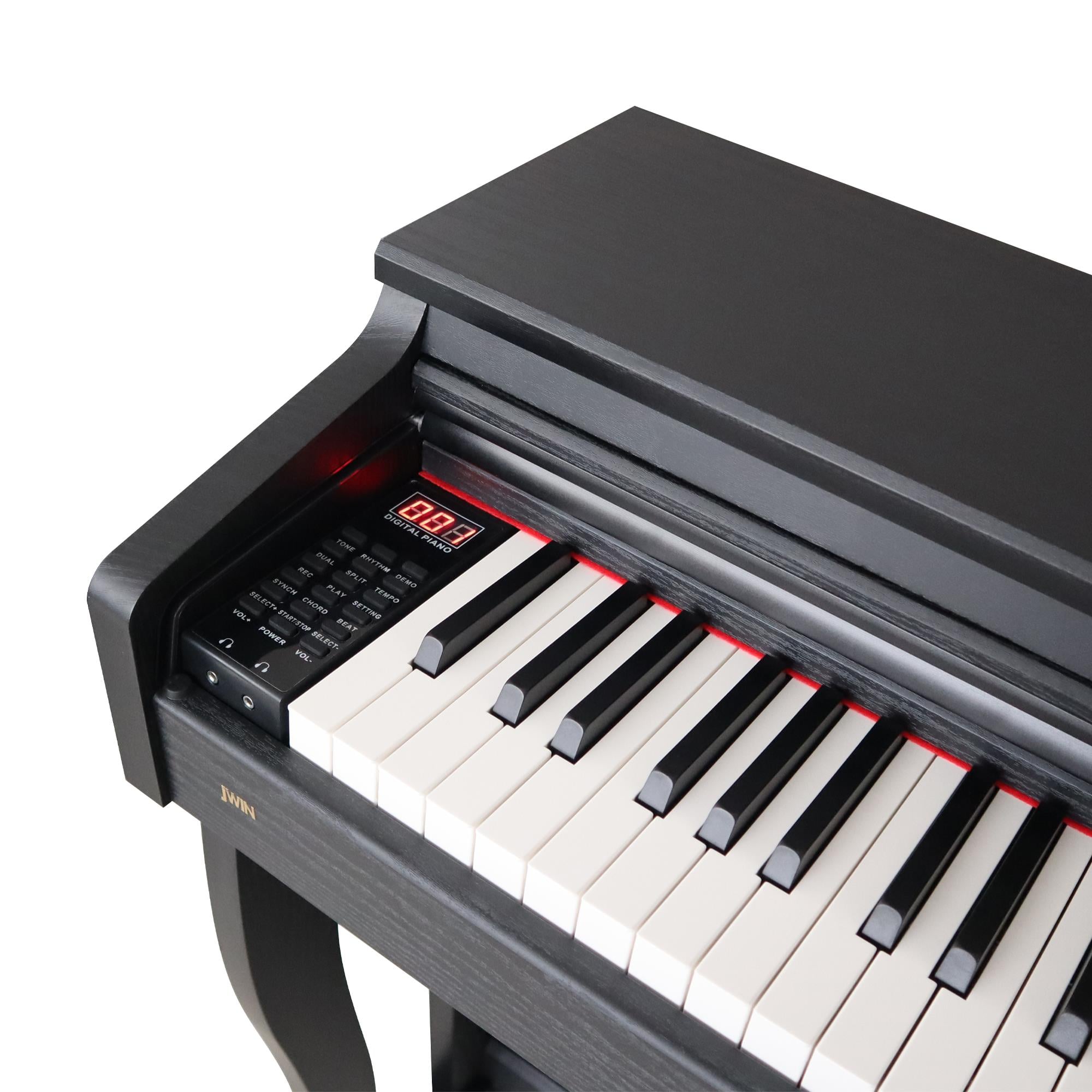 jWIN SDP-215 Çekiç Aksiyonlu 88 Tuşlu Dijital Piyano - Siyah