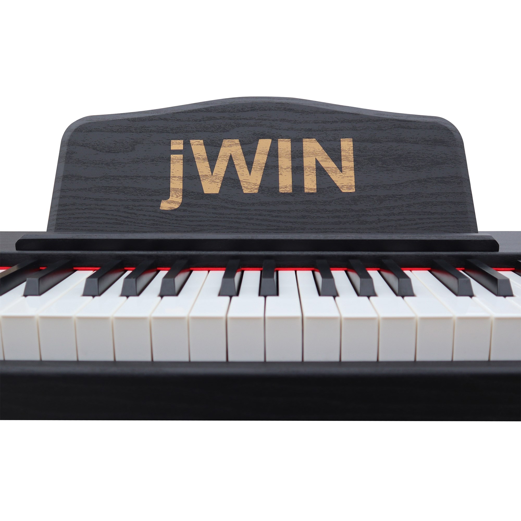 Jwin SDP-88 Tuş Hassasiyetli 88 Tuşlu Dijital Piyano + Tabure - Siyah