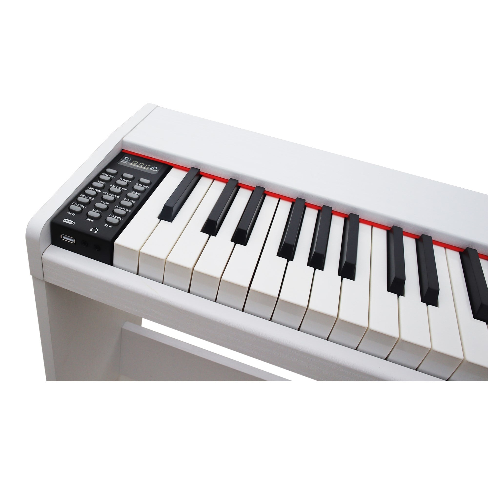 Jwin SDP-88 Tuş Hassasiyetli 88 Tuşlu Dijital Piyano + Tabure - Beyaz