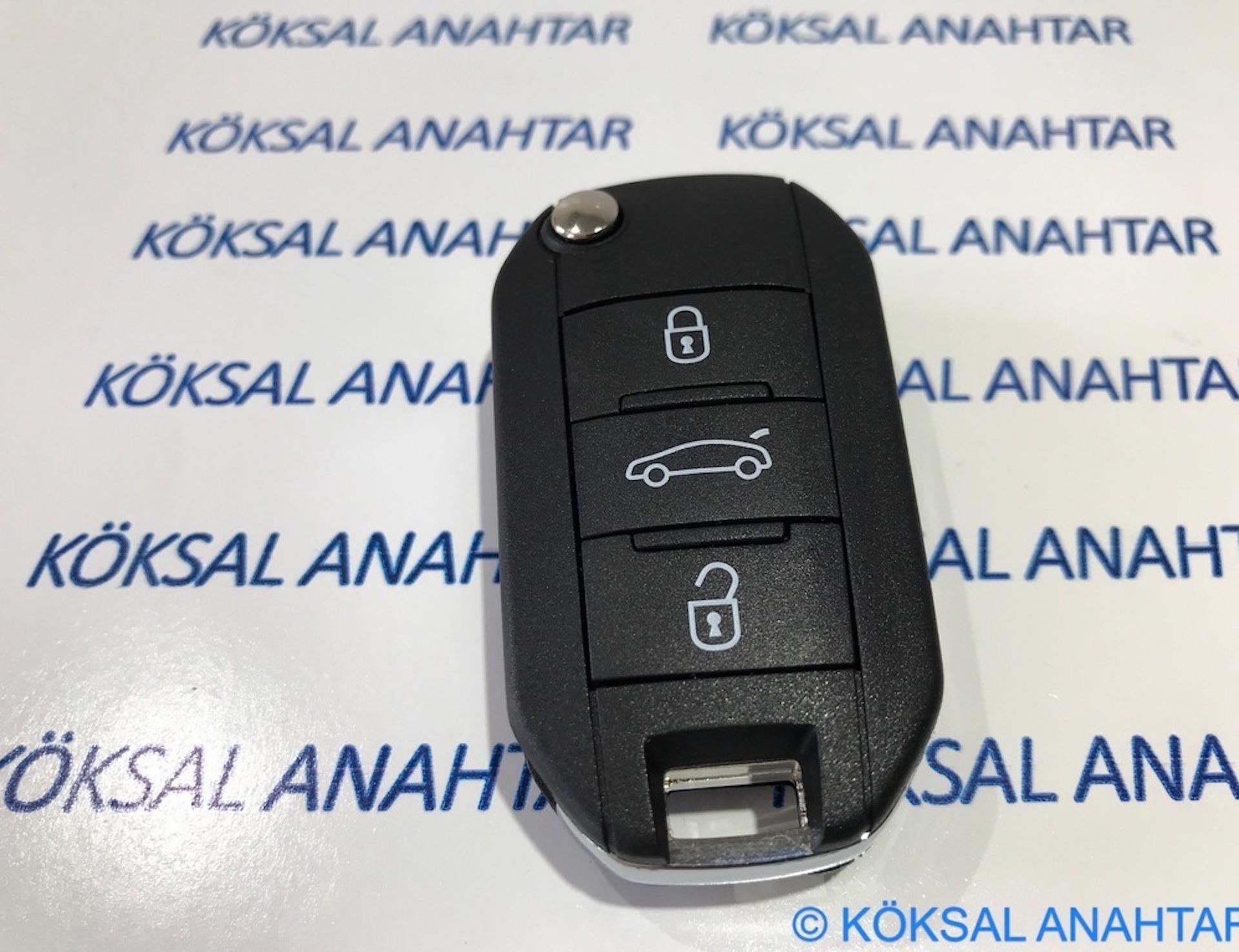 Citroen C-Elysée 3 Tuşlu Kumanda Kabı