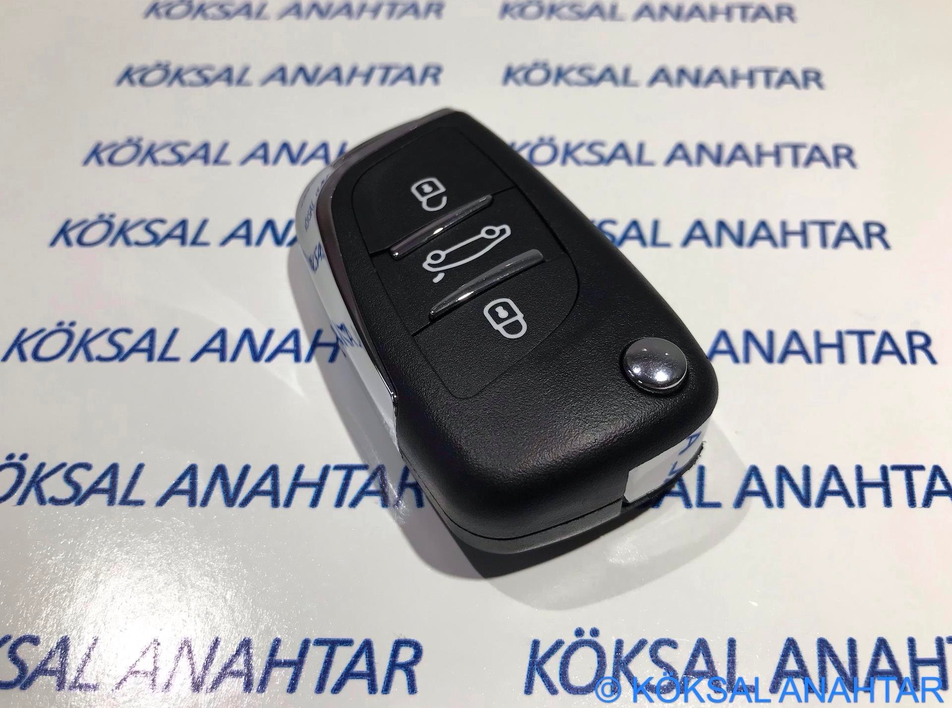 Peugeot Peugeot 307 308 407 607 3 Tuşlu Dolu Kumanda