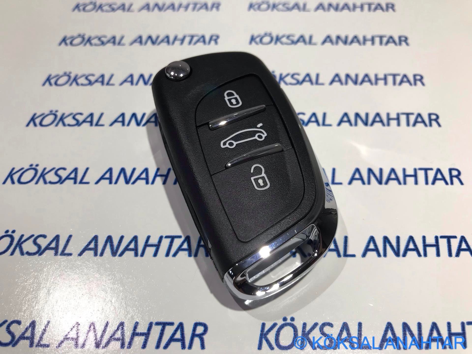 Peugeot Peugeot 307 308 407 607 3 Tuşlu Dolu Kumanda