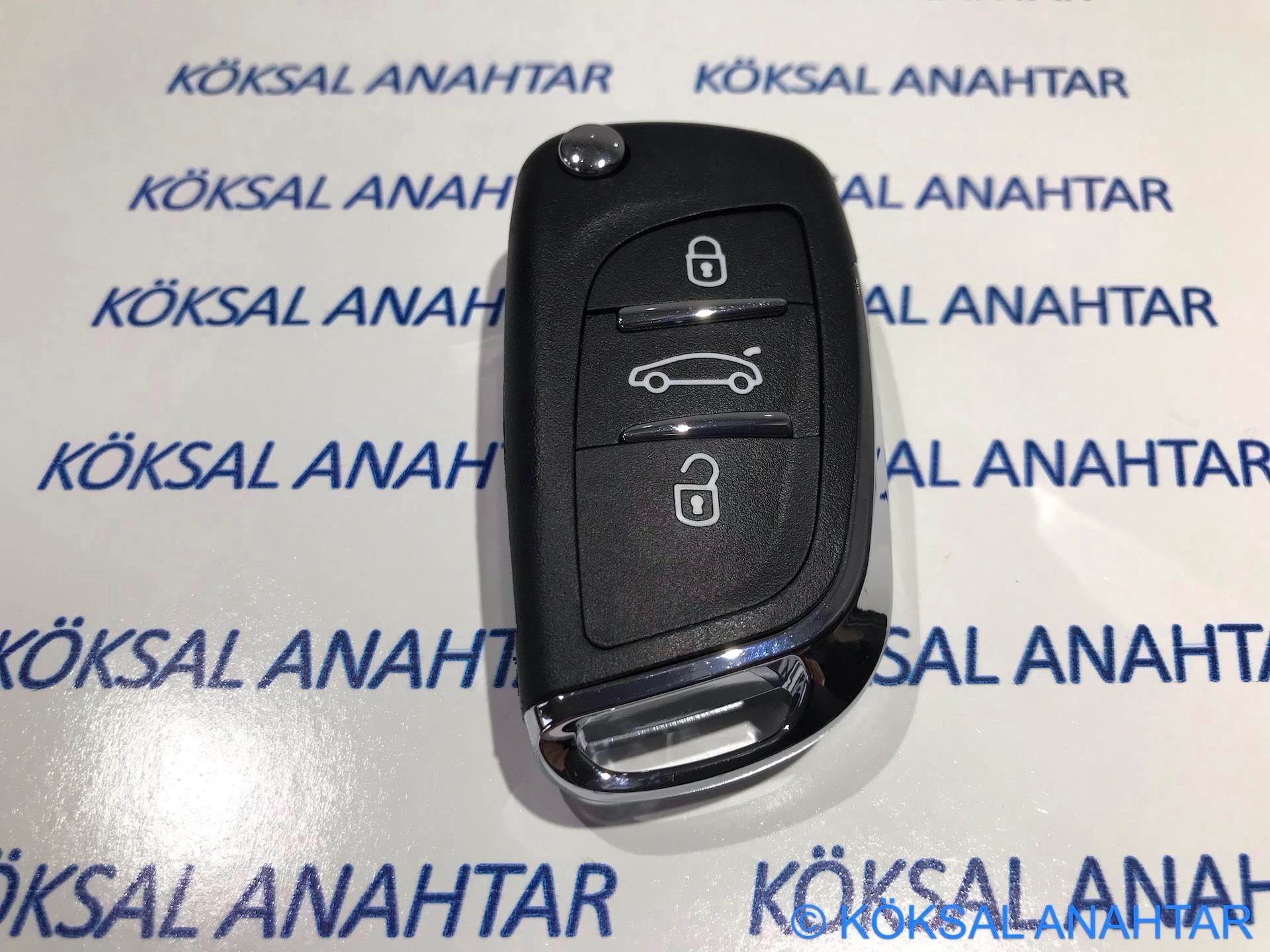 Peugeot Peugeot 307 308 407 607 3 Tuşlu Dolu Kumanda