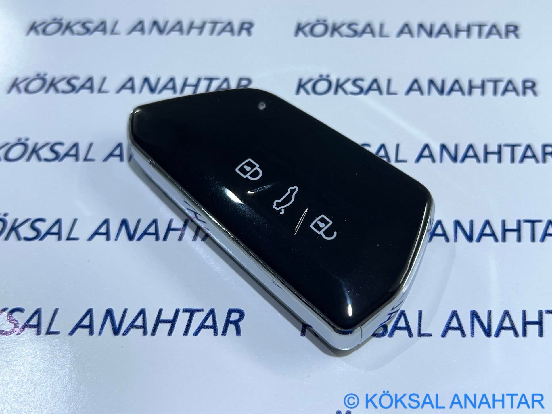 VolkswagenVolkswagen Golf 7, Passat, Polo, T-roc, T-cross, Taigo Keyless Start & Stop Sustalı Anahtarlı Modeller Için Yeni Tip Kumanda Kabı