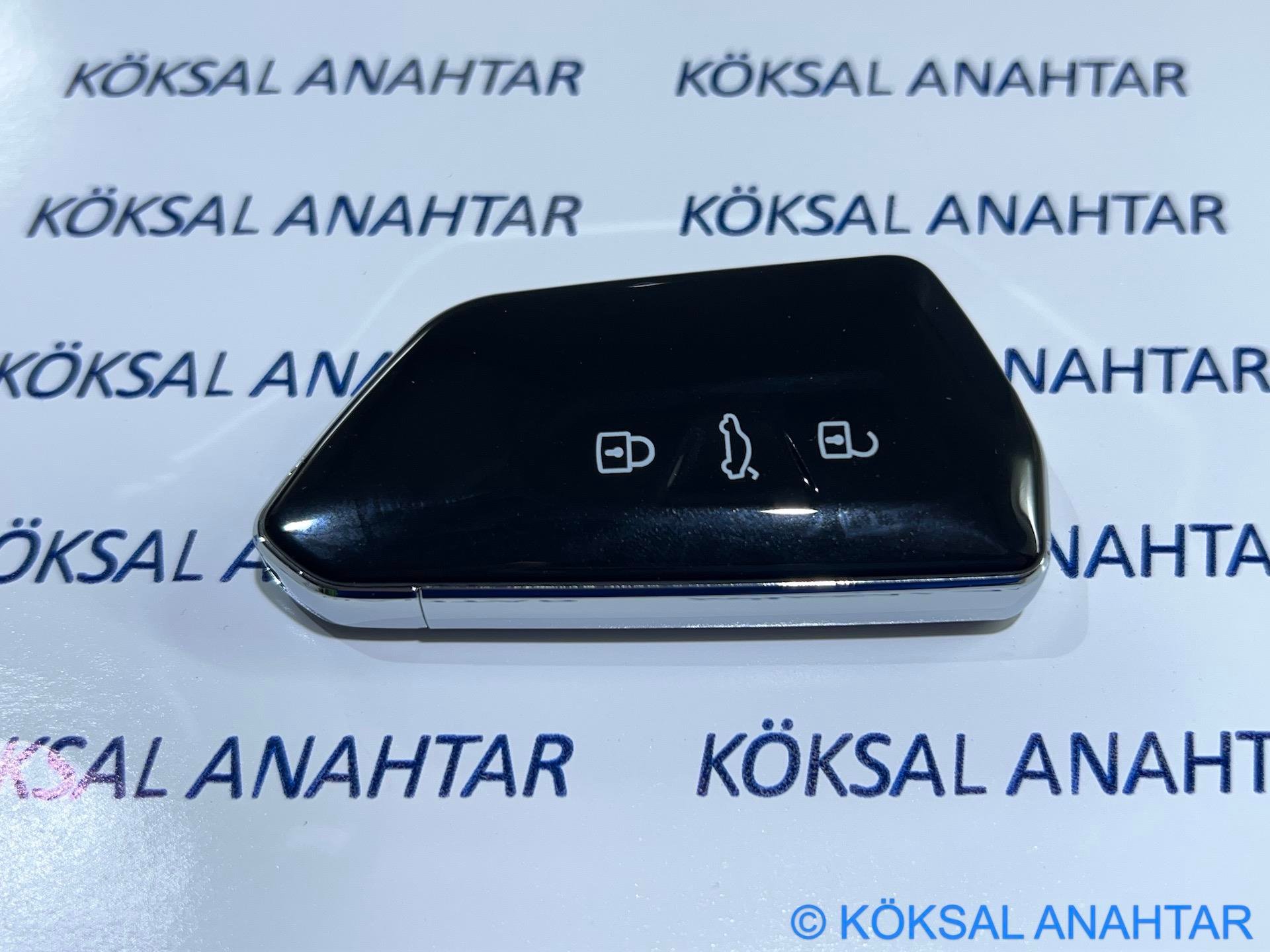 VolkswagenVolkswagen Golf 7, Passat, Polo, T-roc, T-cross, Taigo Keyless Start & Stop Sustalı Anahtarlı Modeller Için Yeni Tip Kumanda Kabı