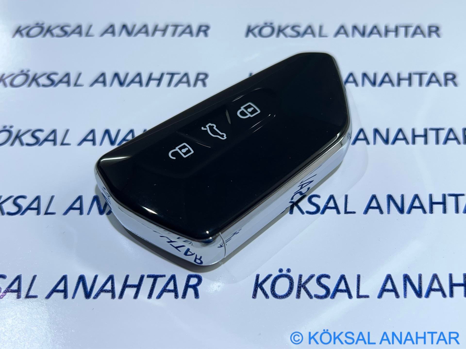 VolkswagenVolkswagen Golf 7, Passat, Polo, T-roc, T-cross, Taigo Keyless Start & Stop Sustalı Anahtarlı Modeller Için Yeni Tip Kumanda Kabı