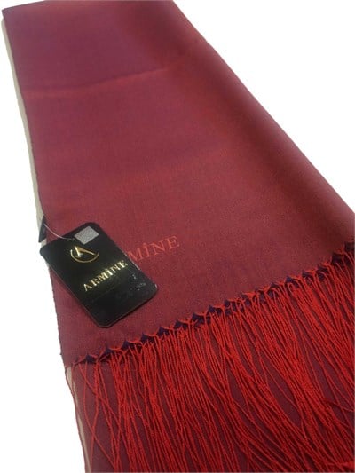 Armine İpek Şal - KIRMIZI MOR - AR18