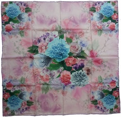Silk Home Tivil İpek Eşarp Çiçek Desenli SH258