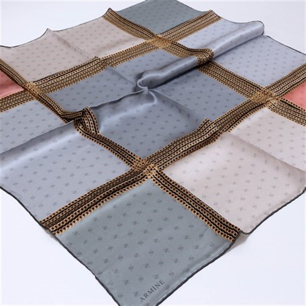 Armine İpek Eşarp 2019 İlkbahar-Yaz - 8113D 24 - Tivil