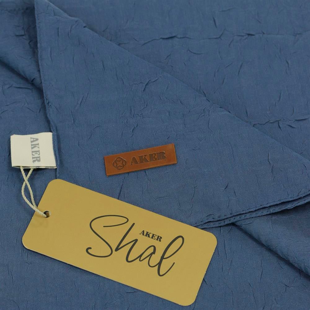 Aker Bambu Kraş Eşarp - 4040200-922 - Mavi