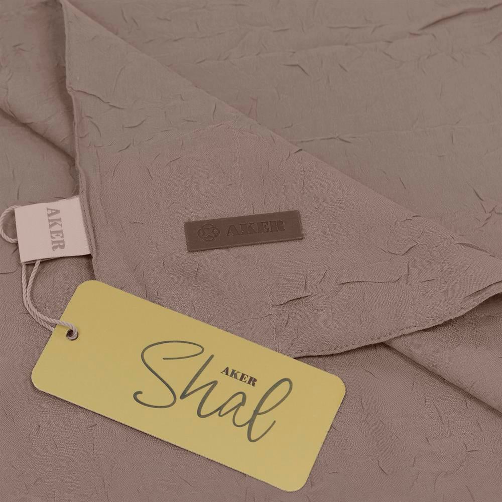 Aker Bambu Kraş Eşarp - 4040200-931 - Sütlü Kahve