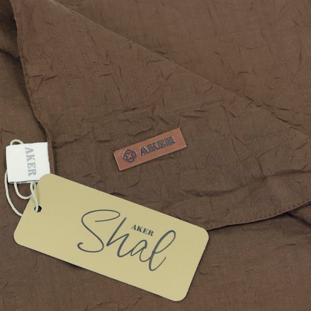 Aker Bambu Kraş Eşarp - 4040200-935 - Kahverengi
