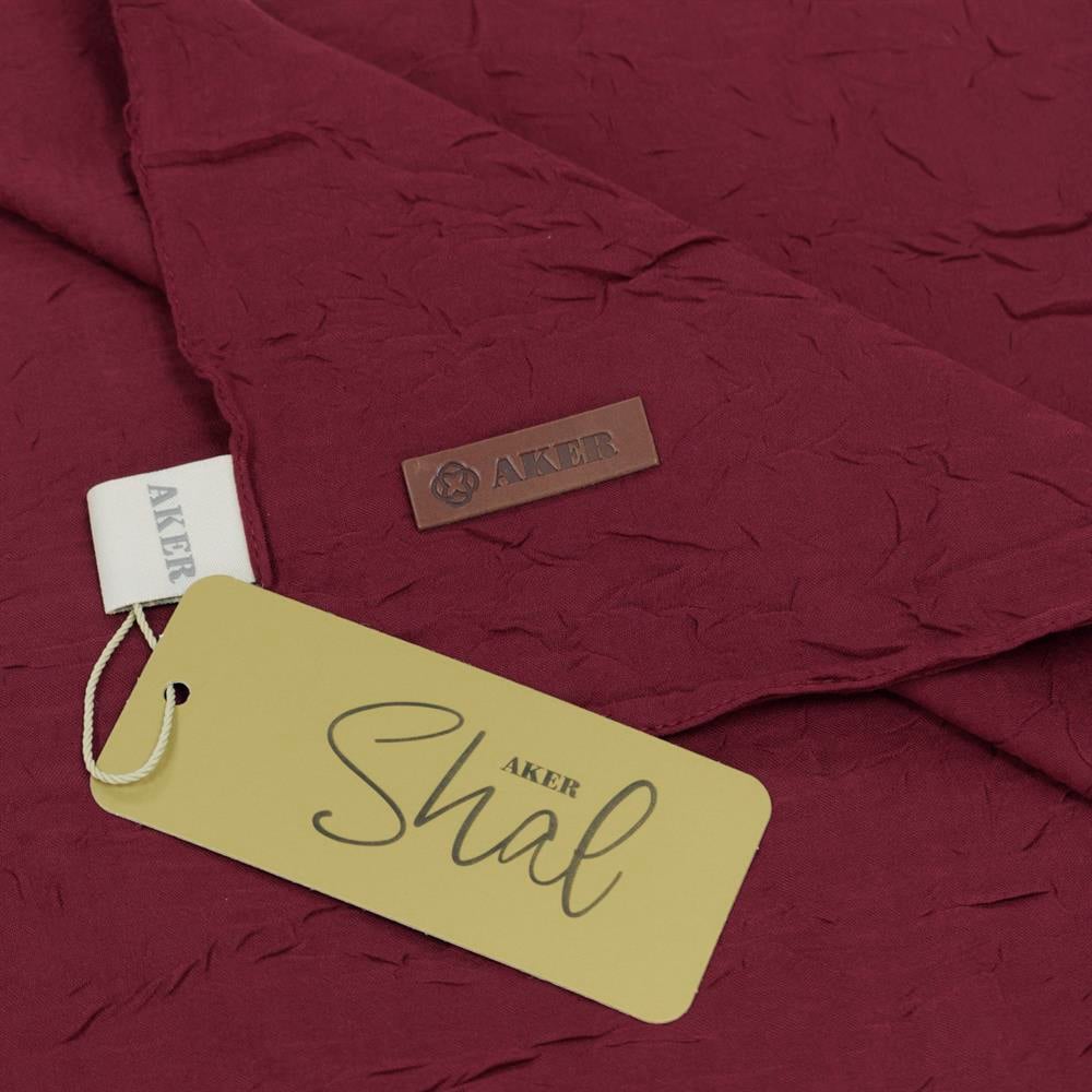 Aker Bambu Kraş Eşarp - 4040200-941 - Bordo
