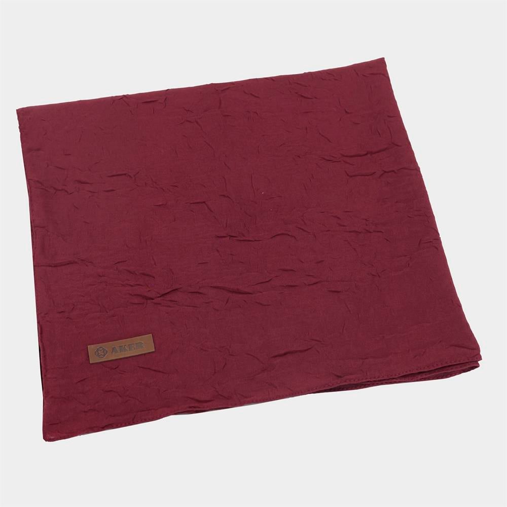 Aker Bambu Kraş Eşarp - 4040200-941 - Bordo