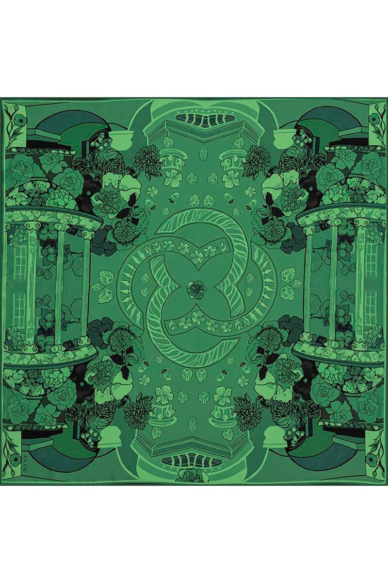 Aker Bosphorus Serisi, Çift Taraflı İpek Eşarp - 8834712-911 - Tivil