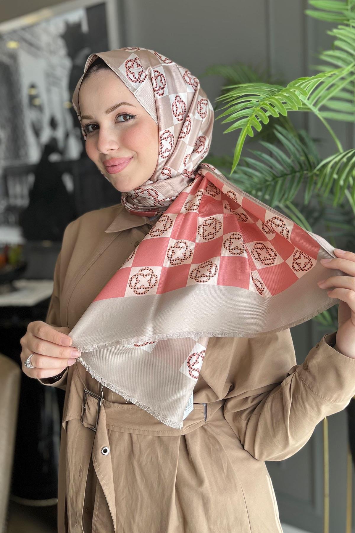 Aker Bosphorus Serisi, Çift Taraflı İpek Şal - 8914711-931 - Tivil