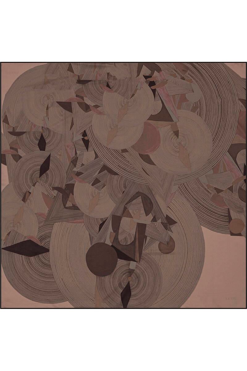 Aker Bosphorus Serisi, Çift Taraflı İpek Eşarp - 8381712-911 - Tivil