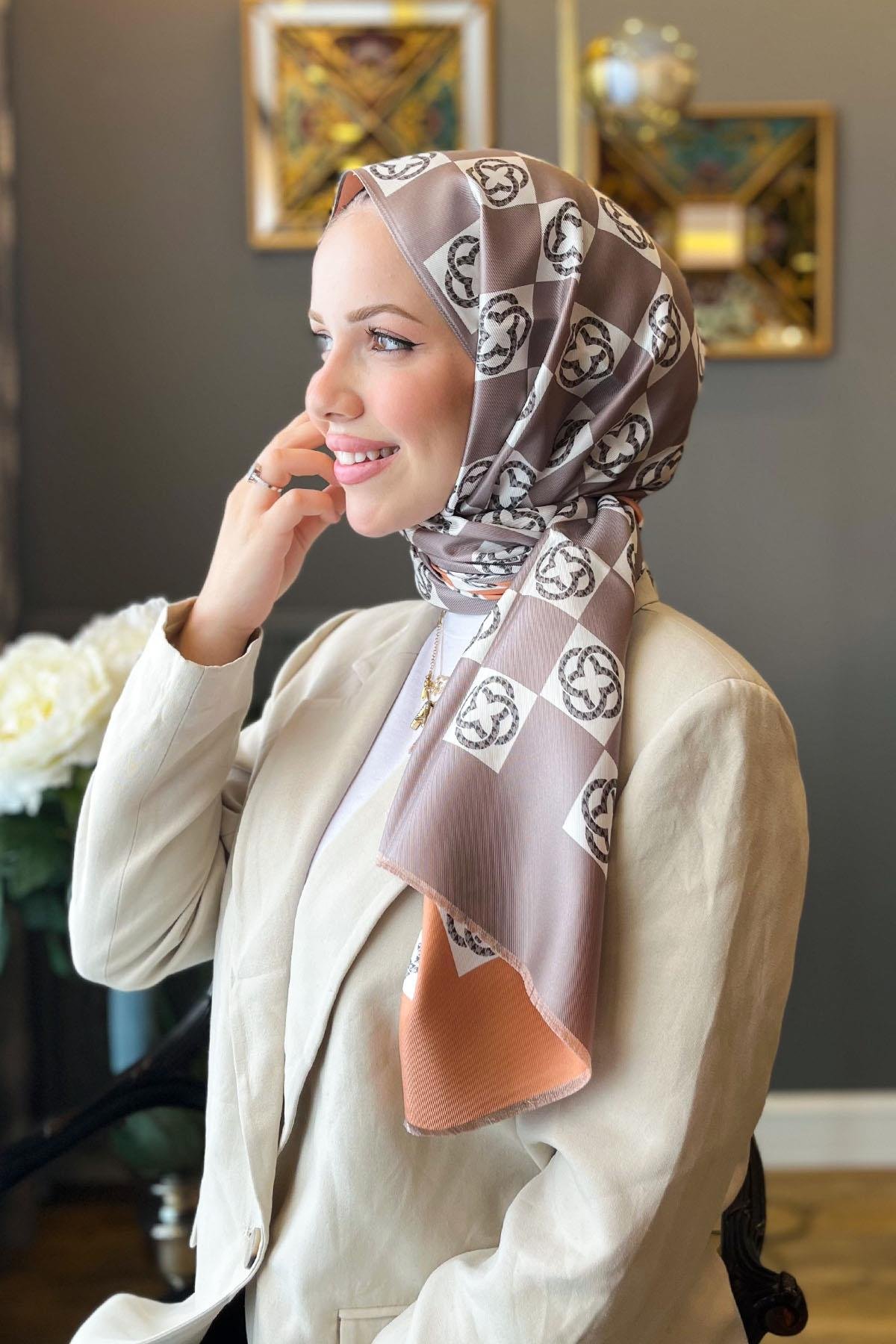 Aker Bosphorus Serisi, Çift Taraflı İpek Şal - 8914711-933 - Tivil