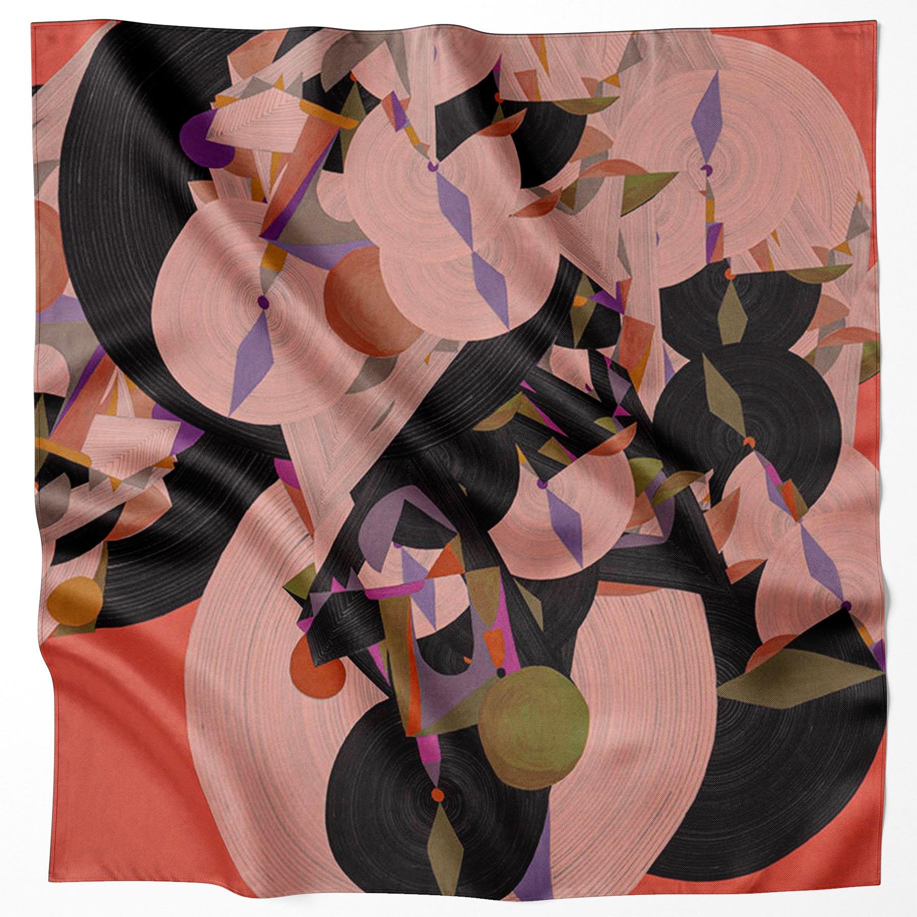 Aker Bosphorus Serisi, Çift Taraflı İpek Eşarp - 8381712-913 - Tivil