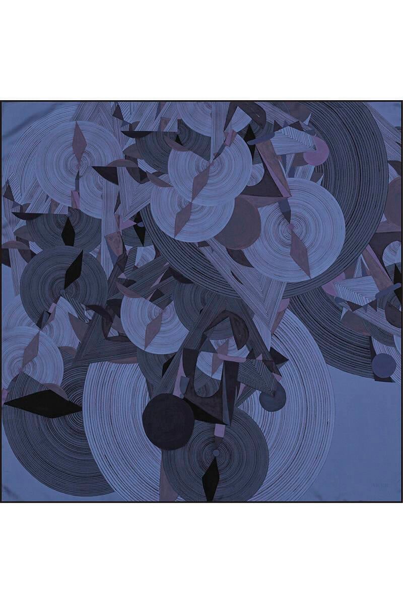 Aker Bosphorus Serisi, Çift Taraflı İpek Eşarp - 8381712-922 - Tivil