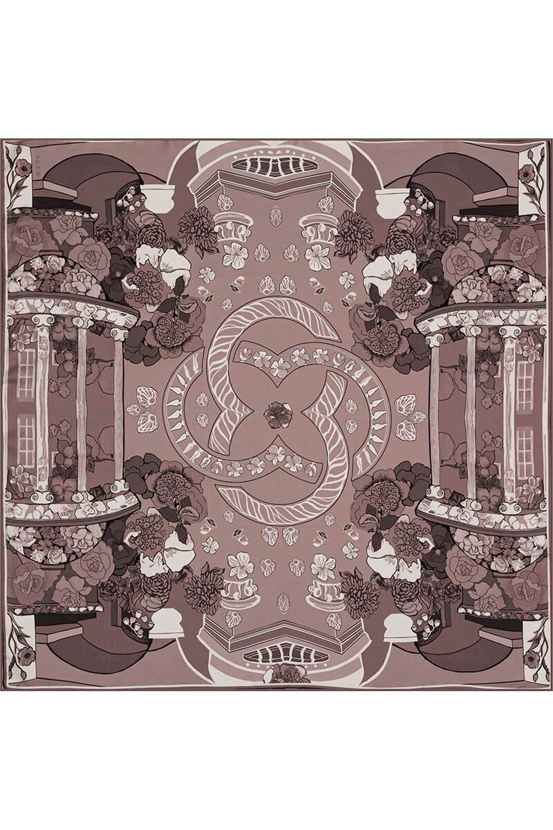 Aker Bosphorus Serisi, Çift Taraflı İpek Eşarp - 8834712-921 - Tivil