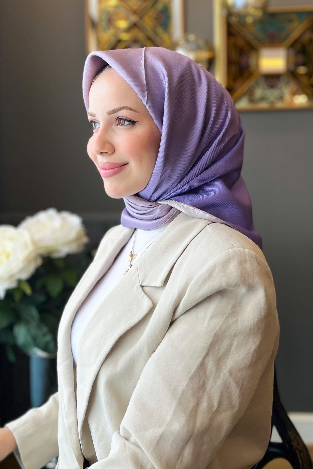 Aker Bosphorus Serisi, Çift Taraflı İpek Eşarp - 7208712-933 - Tivil