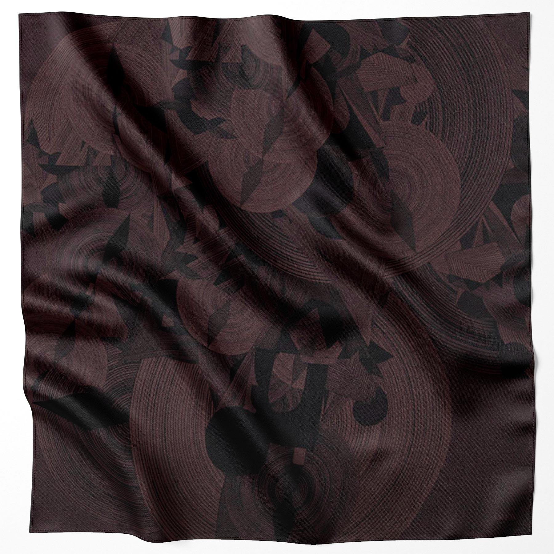 Aker Bosphorus Serisi, Çift Taraflı İpek Eşarp - 8381712-921 - Tivil