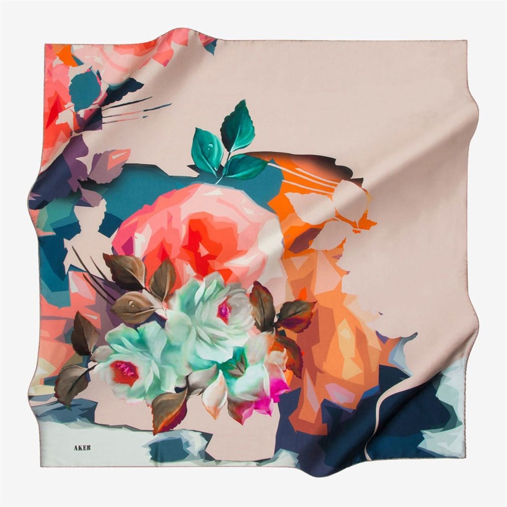 Aker Büyük Boy İpek Eşarp - 7248704-331 - Sura 100 cm