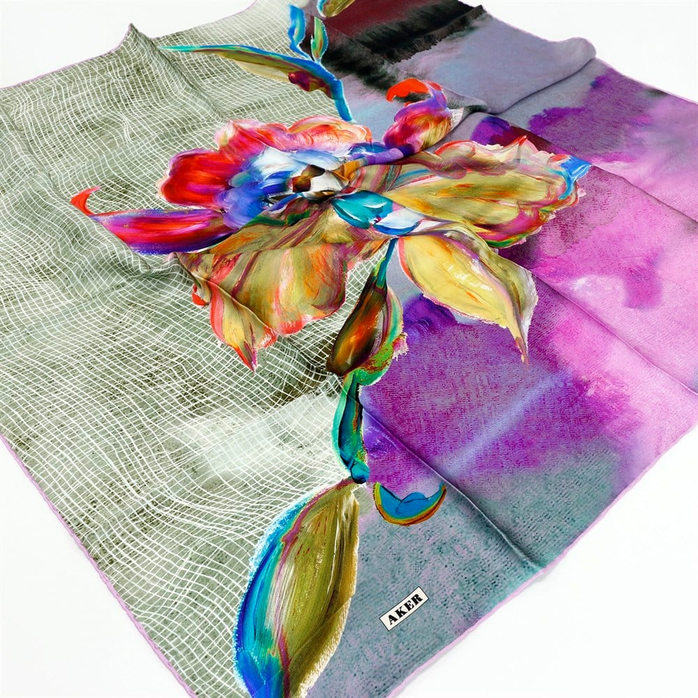 Aker Büyük Boy İpek Eşarp - 7517704-391 - Sura 100 cm