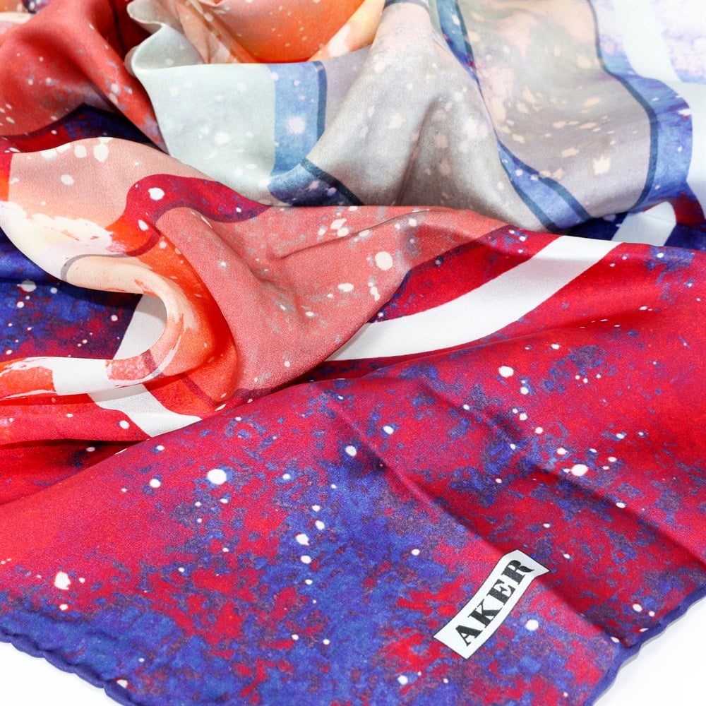 Aker Büyük Boy İpek Eşarp - 7560704-322 - Sura 100 cm