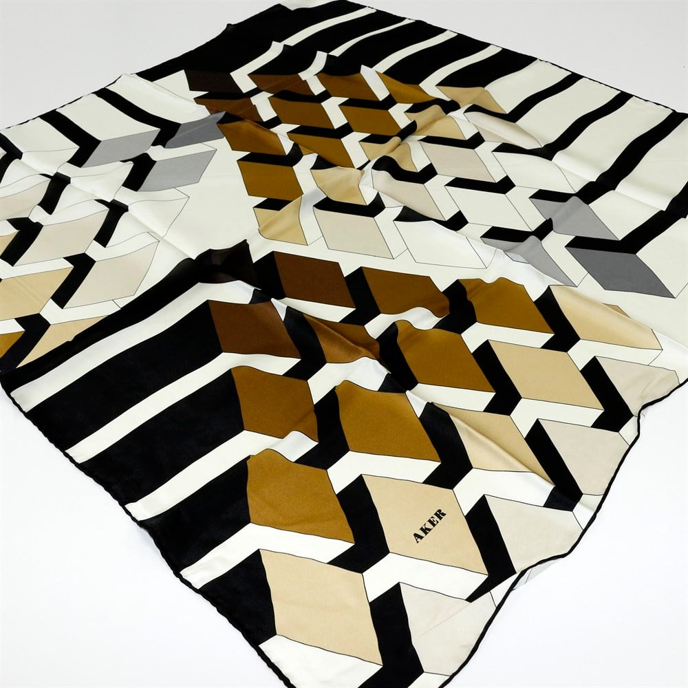 Aker Büyük Boy İpek Eşarp - 7575704-395 - Sura 100 cm