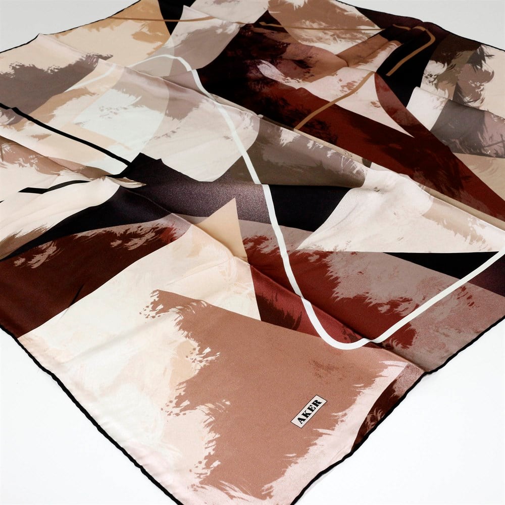 Aker Büyük Boy İpek Eşarp - 7590704-395 - Sura 100 cm