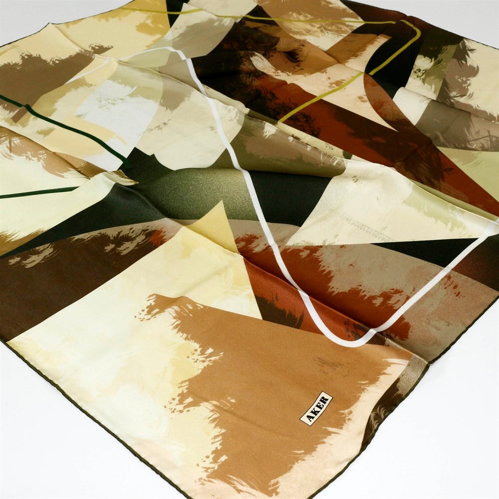 Aker Büyük Boy İpek Eşarp - 7590704-398 - Sura 100 cm