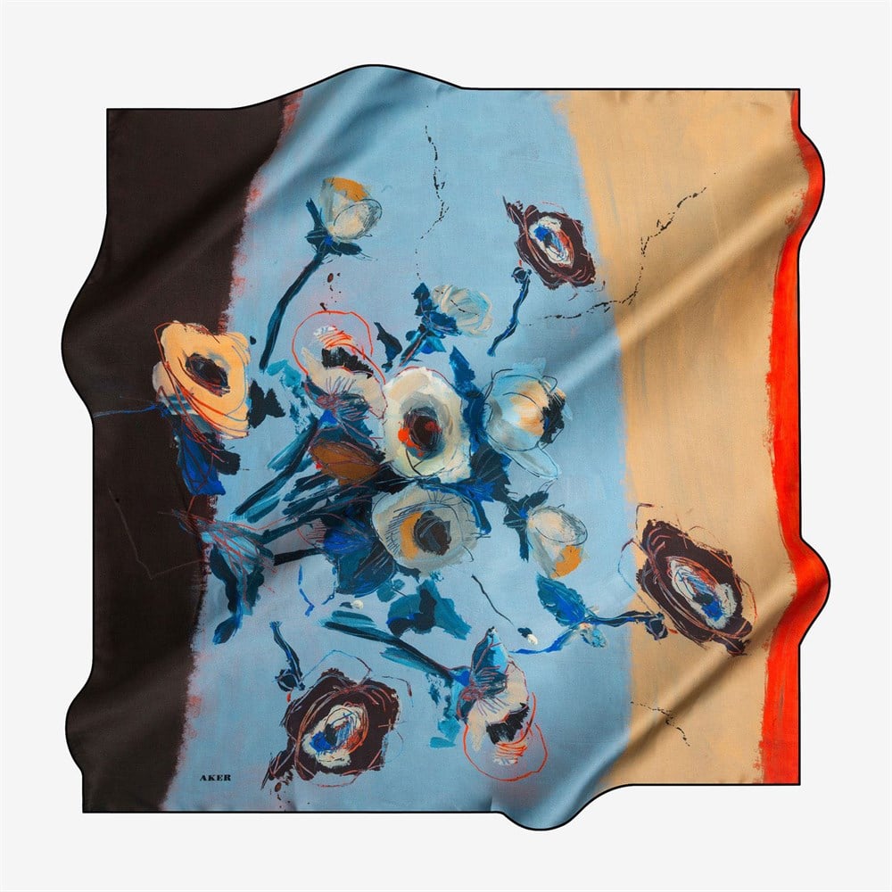 Aker Büyük Boy İpek Eşarp - 7680704-311 - Sura 100 cm