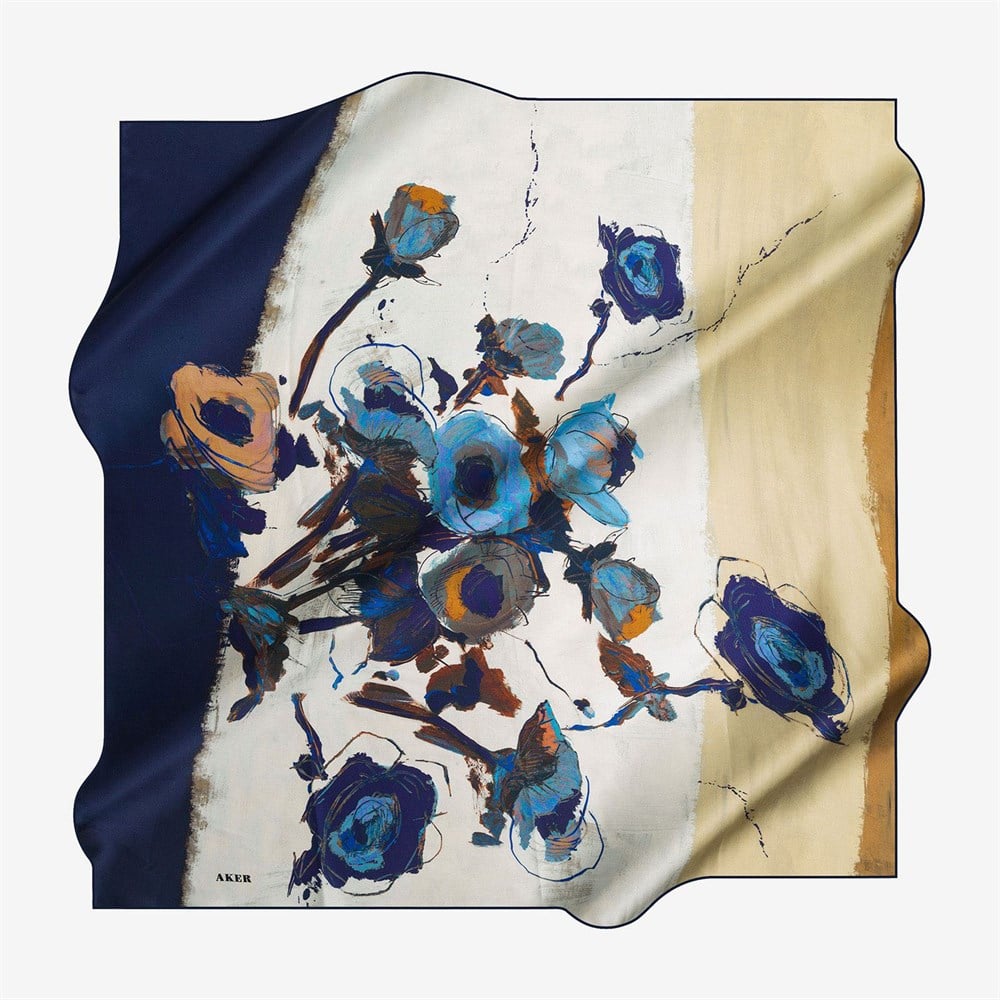 Aker Büyük Boy İpek Eşarp - 7680704-321 - Sura 100 cm