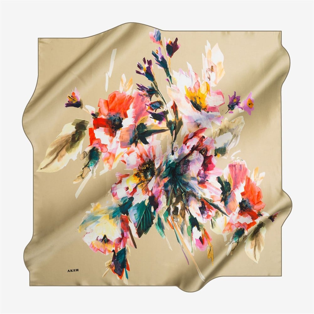 Aker Büyük Boy İpek Eşarp - 7691704-351 - Sura 100 cm