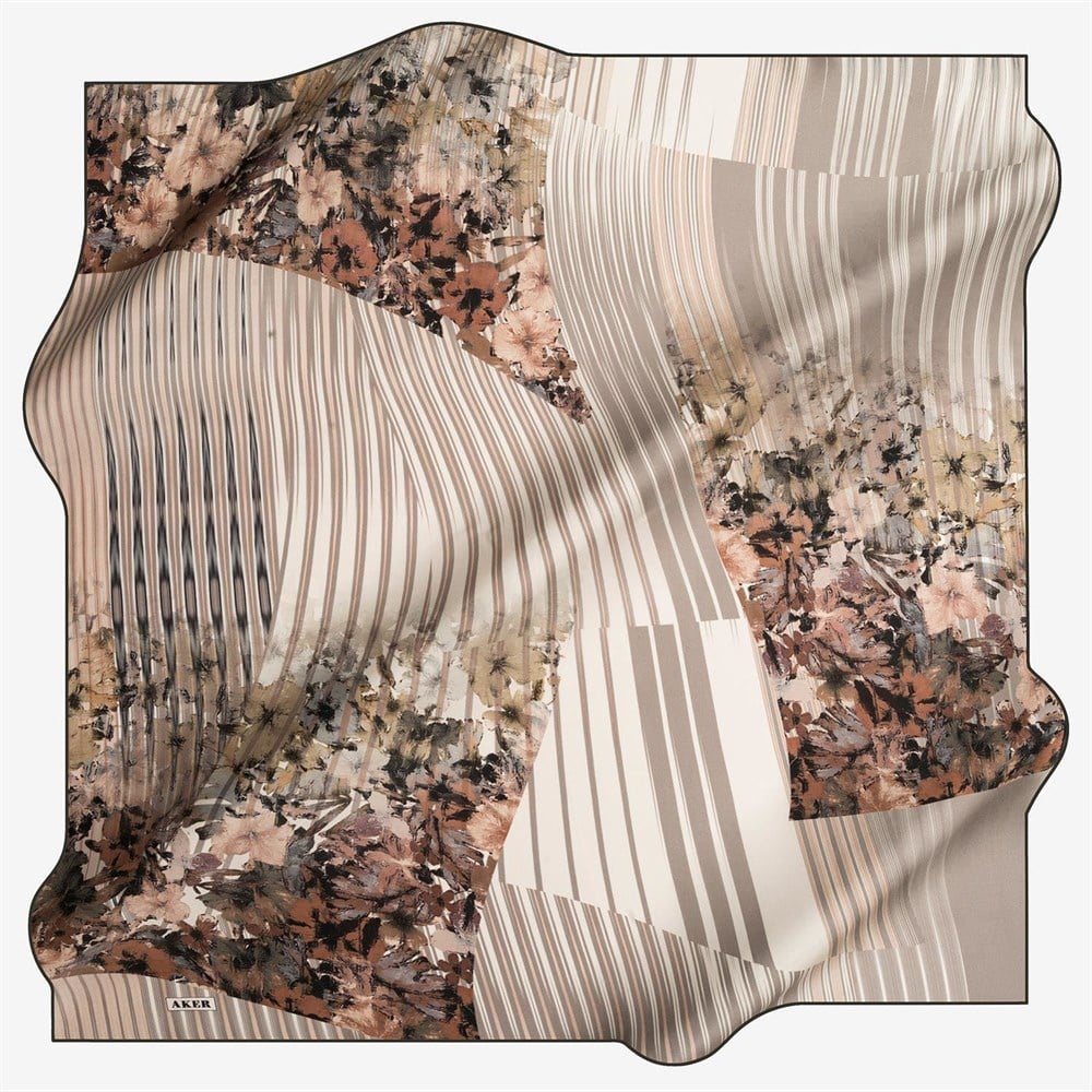 Aker Büyük Boy İpek Eşarp - 7750704-315 -  Sura 100 cm