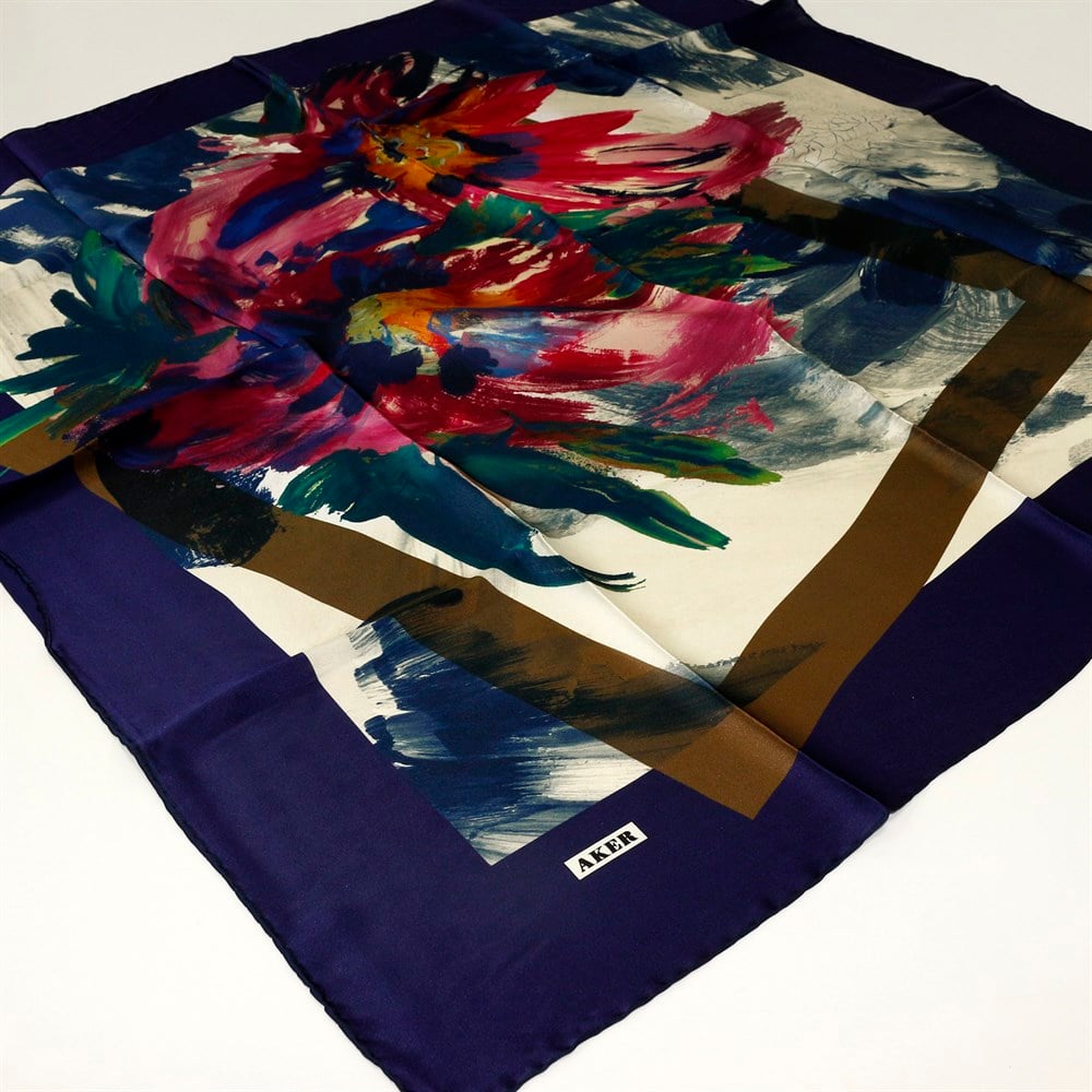 Aker Büyük Boy İpek Eşarp - 7520701-323 - Sura 100 cm