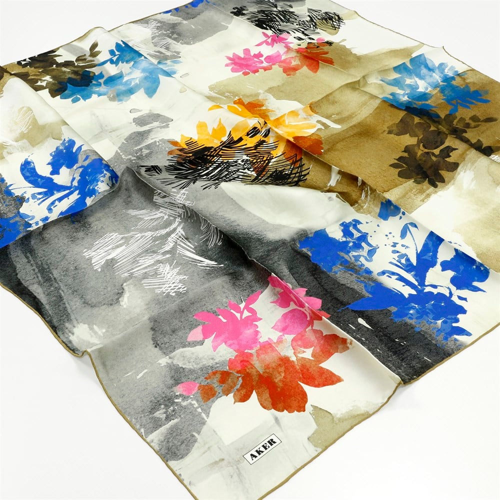 Aker Büyük Boy İpek Eşarp - 7792704-361 -  Sura 100 cm