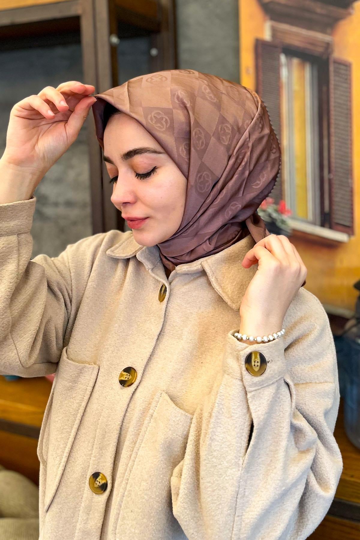 Aker Dama Monogram Eşarp - 1070600-931 - 