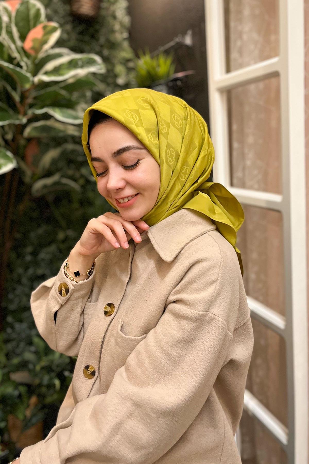 Aker Dama Monogram Eşarp - 1070600-952 - 