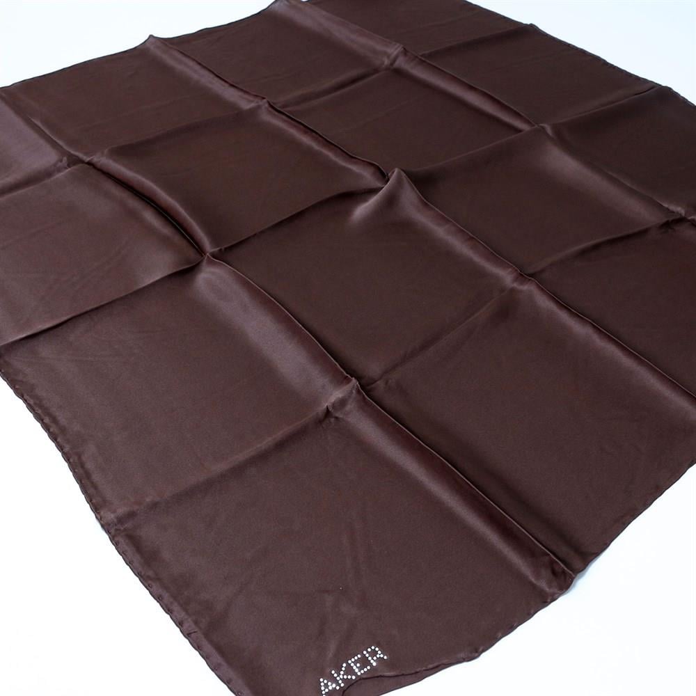 Aker Düz Renk İpek Eşarp - 5718716-335 - Swarovski Taşlı İpek