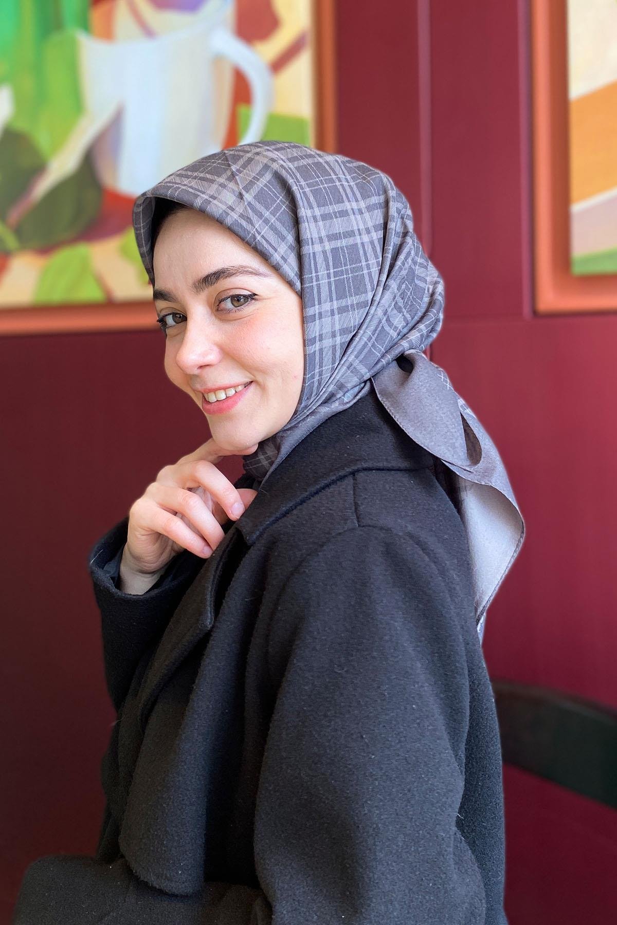 Aker Ekose Eşarp - 1040400-973 - Gri