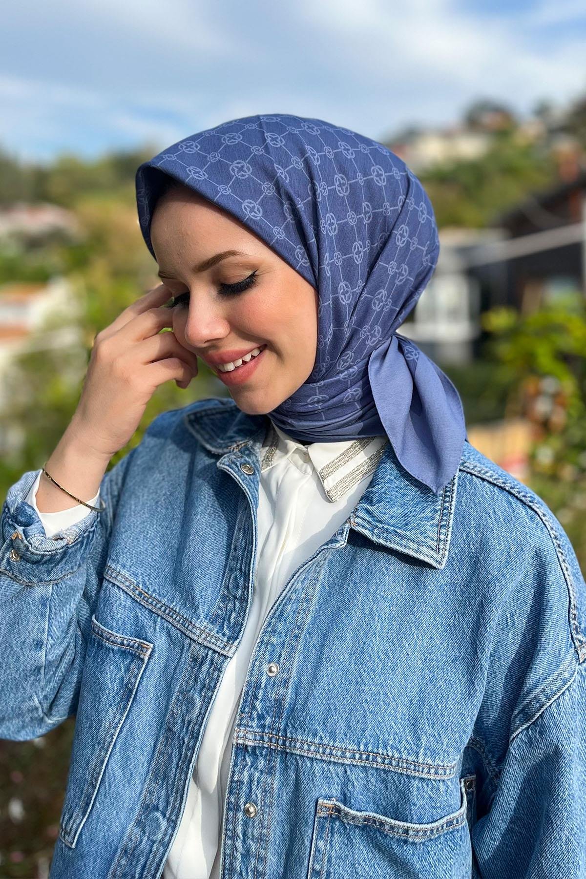 Aker Elegance Monogram Eşarp - 1090500-922