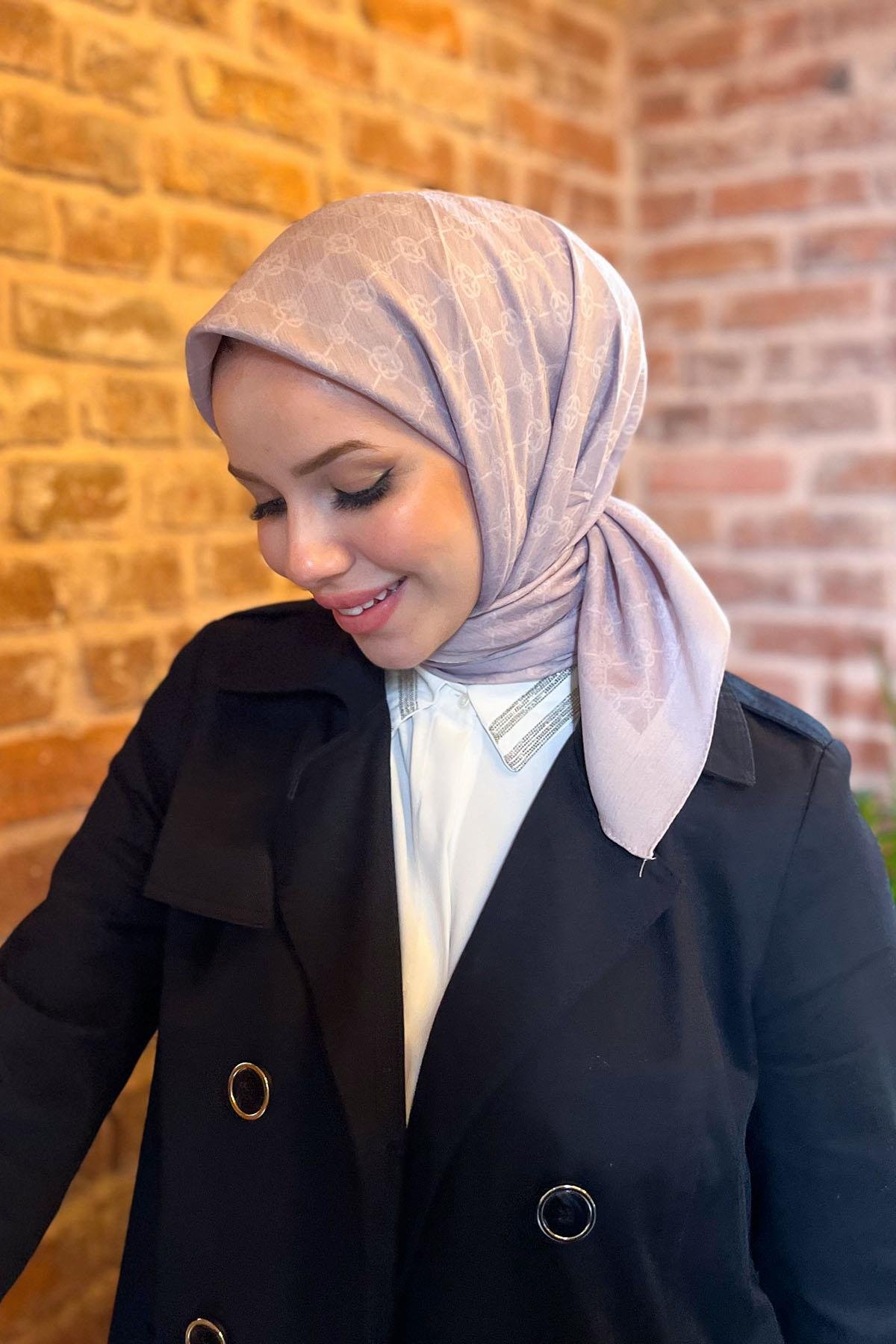 Aker Elegance Monogram Eşarp - 1090500-991